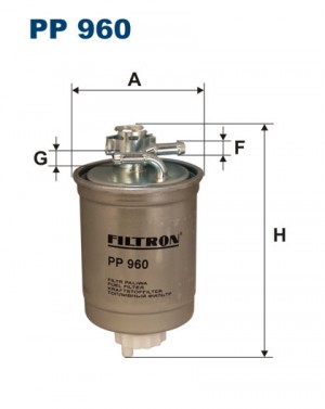Фильтр топливный PP960 FILTRON