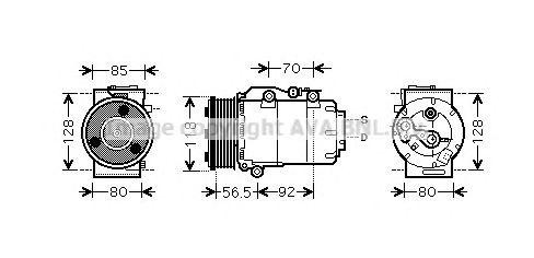 Компрессор, кондиционер FDK394 AVA