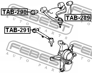 Рычаг подвески TAB-290 FEBEST
