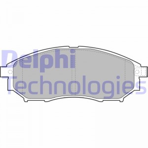 Комплект тормозных колодок, диско LP2030 DELPHI