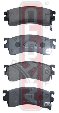 Колодки тормозные дисковые AKD-1188 AKYOTO