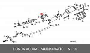 Деталь 74603SNAA10 HONDA