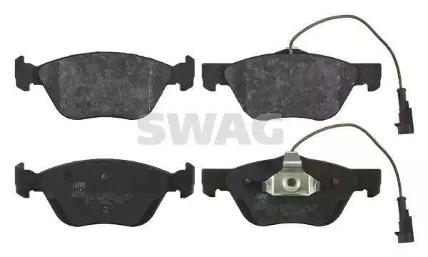 Комплект тормозных колодок, диско 74916292 SWAG