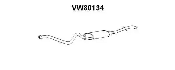 Глушитель выхлопных газов конечный VW80134 VENEPORTE