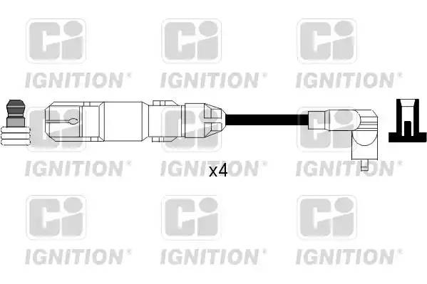 Ккомплект проводов зажигания XC983 QUINTON HAZELL
