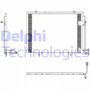 Конденсатор, кондиционер TSP0225432 DELPHI