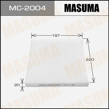 Фильтр салона MC2004 MASUMA