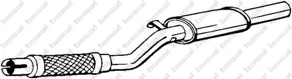 Средний глушитель выхлопных газов 148-033 BOSAL
