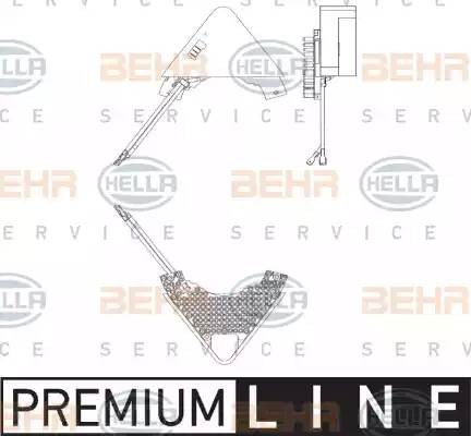 Блок управления, отопление / вентиляция 5HL 351 321-221 HELLA