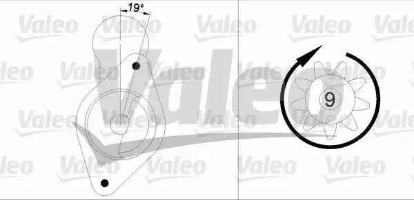 Стартер 455586 VALEO PHC