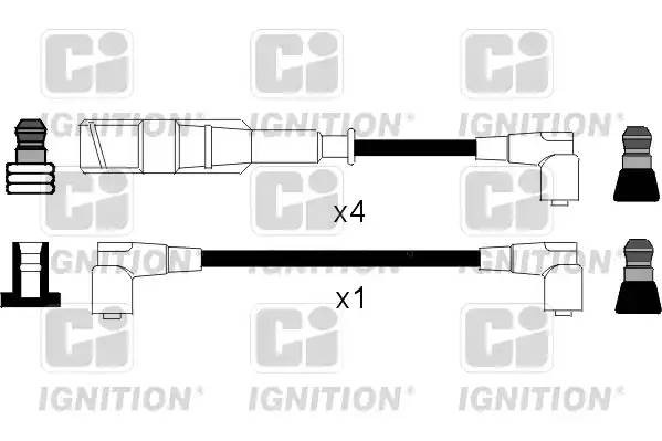 Ккомплект проводов зажигания XC463 QUINTON HAZELL