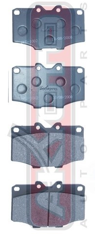 Колодки тормозные дисковые AKD-1002 AKYOTO