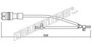 Сигнализатор, износ тормозных колодок SU219 TRUSTING