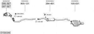 Катализатор 099322 BOSAL
