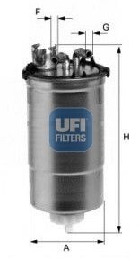 Топливный фильтр 24.428.00 UFI
