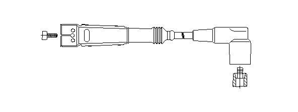 Провод зажигания 157100 BREMI