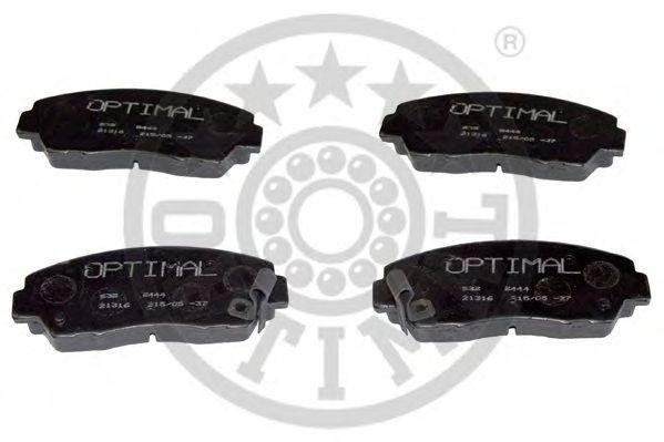 Комплект тормозных колодок, диско 9444 OPTIMAL