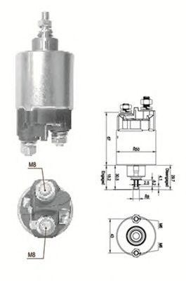 Тяговое реле, стартер 940113050568 MAGNETI MARELLI
