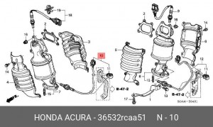 Лямбда-зонд 36532RCAA51 HONDA