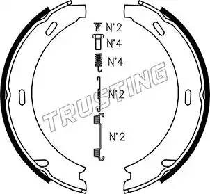 Комплект тормозных колодок, стояночная тормозная система 052117K TRUSTING
