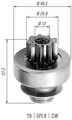 Стартер 940113020240 MAGNETI MARELLI