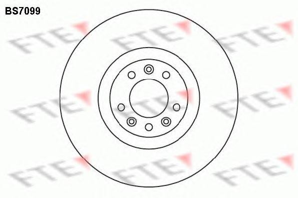 Тормозной диск BS7099 FTE