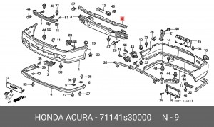 Деталь 71141S30000 HONDA