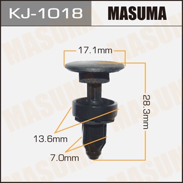 Клипса крепежная KJ1018 MASUMA