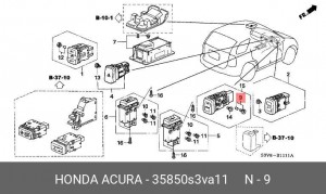 Лампа 35850S3VA11 HONDA