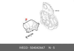 Стартер 504042667 IVECO