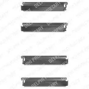 Комплектующие, колодки дискового тормоза LX0078 DELPHI