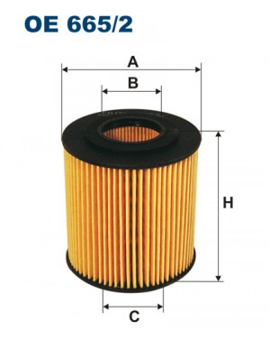 Фильтр масляный двигателя OE6652 FILTRON