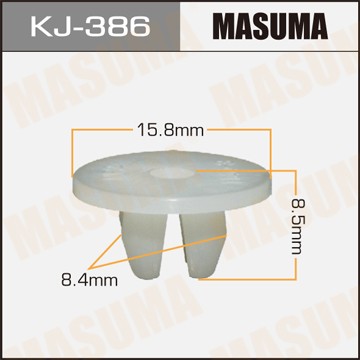 Клипса крепежная KJ386 MASUMA