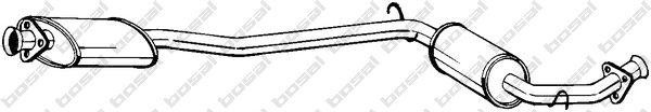 Средний глушитель выхлопных газов 281339 BOSAL