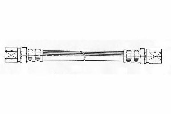 Тормозной шланг FHY2181 FERODO