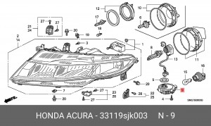 Деталь 33119SJK003 HONDA