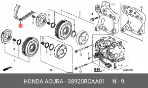 Ремень приводной 38920-RCA-A01 HONDA