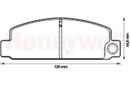 Комплект тормозных колодок, диско 572296B BENDIX JURID