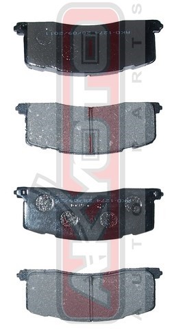 Колодки тормозные дисковые AKD-1274 AKYOTO