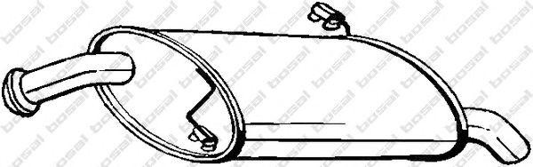 Глушитель выхлопных газов конечный 190935 BOSAL