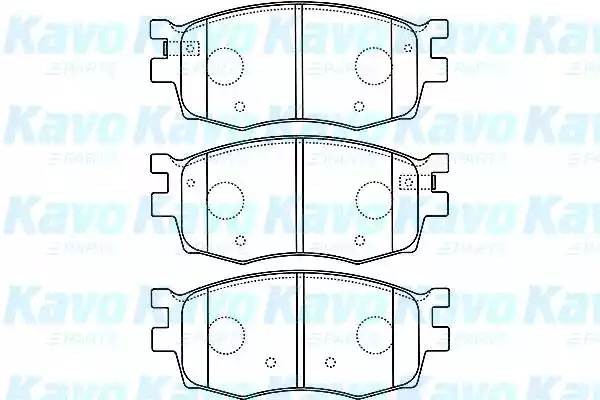Комплект тормозных колодок, диско BP-3031 KAVO PARTS