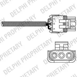 Лямбда-зонд ES10969-12B1 DELPHI