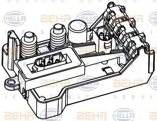 Блок управления, отопление / вентиляция 5HL 351 321-151 HELLA