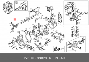 Болт 9982916 IVECO