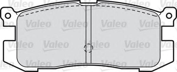 Комплект тормозных колодок, диско 598846 VALEO PHC