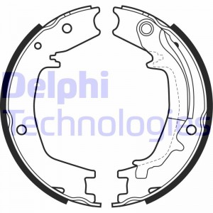 Комплект тормозных колодок, стояночная тормозная система LS1985 DELPHI