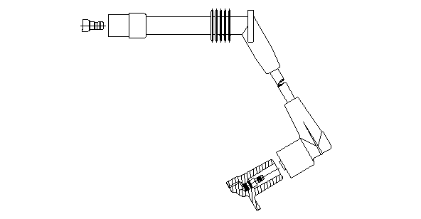 Провод зажигания 37968 BREMI
