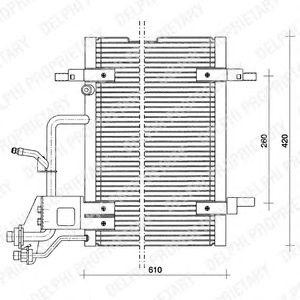 Конденсатор, кондиционер TSP0225011 DELPHI