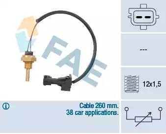 Температурный датчик охлаждающей жидкости 32740 FAE