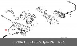 Лямбда-зонд 36531PH7732 HONDA